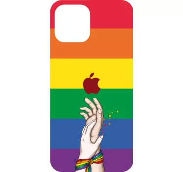 Trots handen tonen iPhone sticker - TenStickers