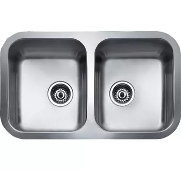 Wasbak Decoratieve Muursticker - TenStickers
