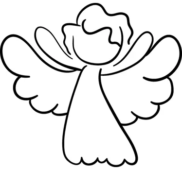 Sticker kind engel vleugels - TenStickers