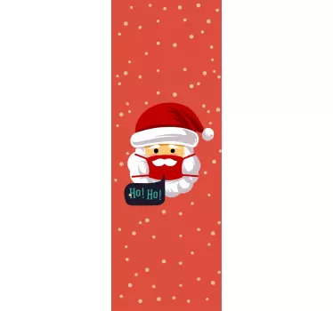 Kerst sticker kerstman feestelijk - TenStickers