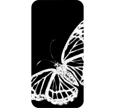 iPhone mobiel stickers Prachtige vlinderprint - TenStickers