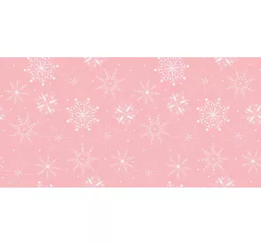 Kerst sticker sneeuwvlok print - TenStickers