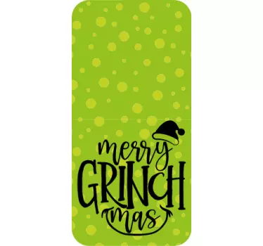 Kerst sticker grinch feestvreugde - TenStickers