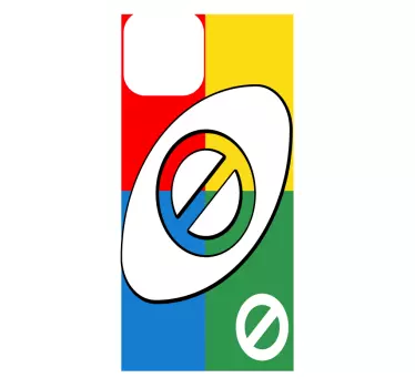 Iphone sticker kleurrijk kaarten spel - TenStickers