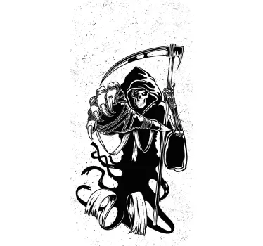 Grim reaper-icoon iPhone sticker - TenStickers