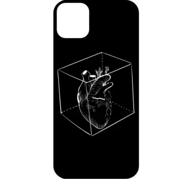 Hart in doos iPhone sticker - TenStickers