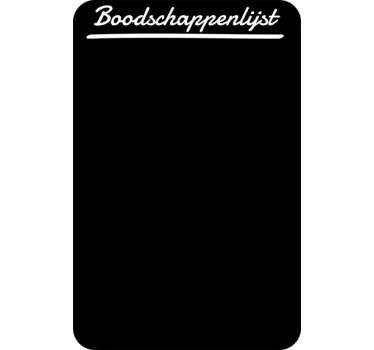 Sticker krijtbord boodschappenlijst - TenStickers