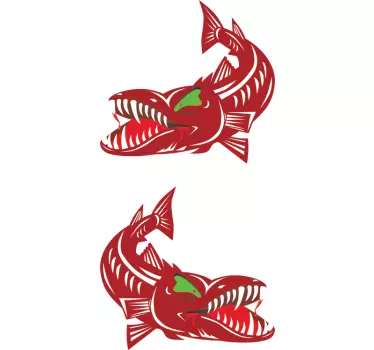 Sticker Barracuda - TenStickers