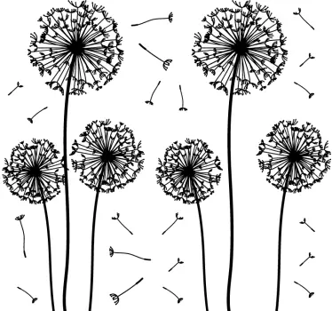 Muursticker paardenbloem - TenStickers