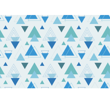 Sticker geometrische vormen driehoekig patroon overlay - TenStickers
