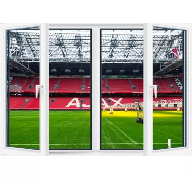 Muursticker voetbal 3d - TenStickers