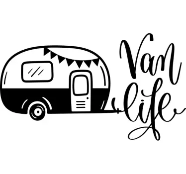 Camper sticker caravan life - TenStickers