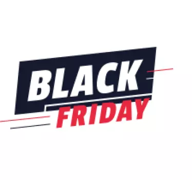Moderne black friday sticker - TenStickers