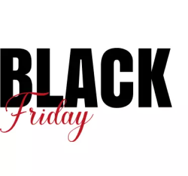 Elegante black friday sticker - TenStickers