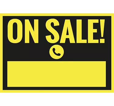 On Sale Raam en Muursticker - TenStickers