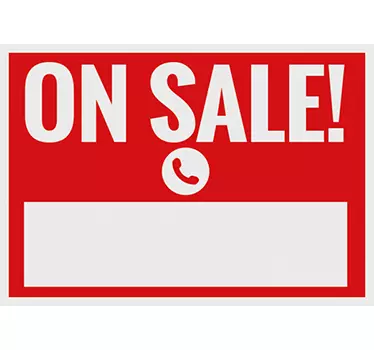 On Sale Verkoopsticker - TenStickers
