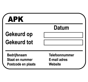 APK service autosticker - TenStickers