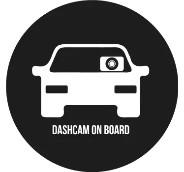 Decoratie stickers auto camera dashboard - TenStickers