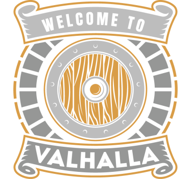 Walhalla auto bumper sticker - TenStickers
