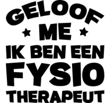 ik ben fysiotherapeut - TenStickers