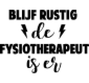 Fysiotherapeut Muursticker tekst - TenStickers