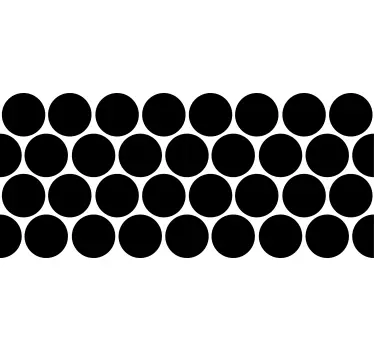 Raamsticker doorschijnende cirkels - TenStickers
