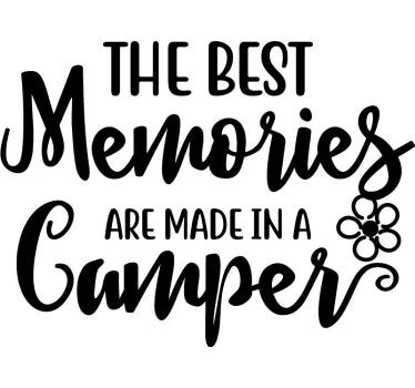 Camper sticker bestuur een bus quote - TenStickers
