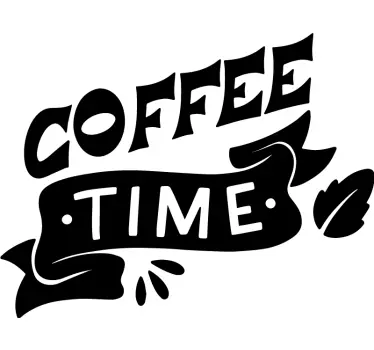 Koffietijd Decoratie stickers  - TenStickers