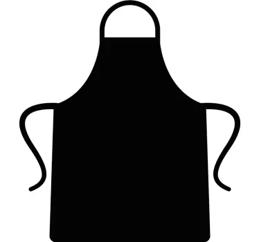 Schort Krijtbord sticker - TenStickers