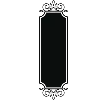 Vintage frame krijtbord Vintage sticker - TenStickers
