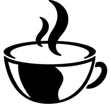 Tegel stickers koffiekopjes - TenStickers