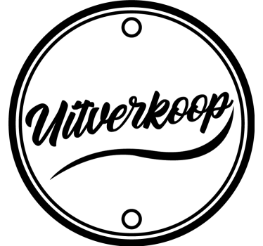 Uitverkoop cirkel sticker winkeletalage  - TenStickers