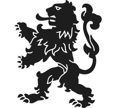 Nederlandse leeuw etalage sticker - TenStickers