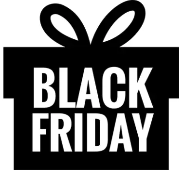 Muursticker Black Friday Cadeau - TenStickers