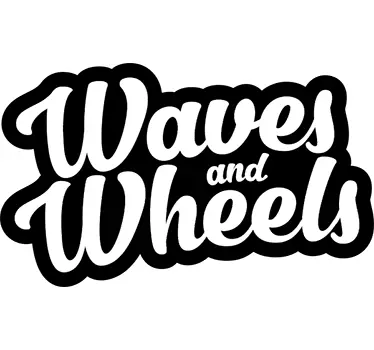 Muursticker Waves and Wheels - TenStickers