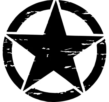 Autosticker militaire ster - TenStickers