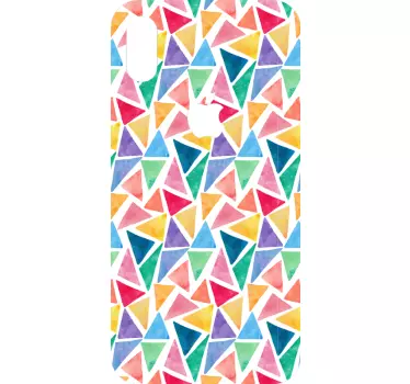 Aquarel mozaïek geometrische sticker - TenStickers