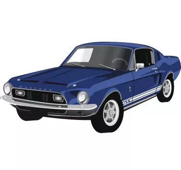 Auto Ford Mustang - TenStickers