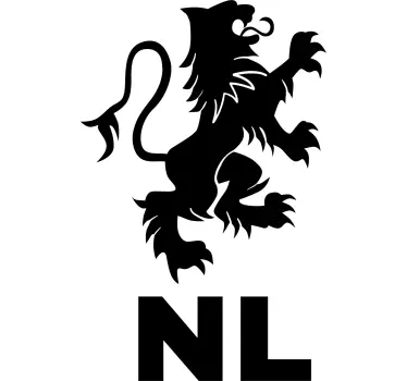 Autosticker Nederlandse leeuw - TenStickers