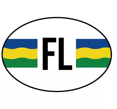 Autostickers vlag Flevoland - TenStickers