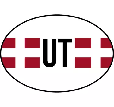 Autostickers vlag utrecht - TenStickers