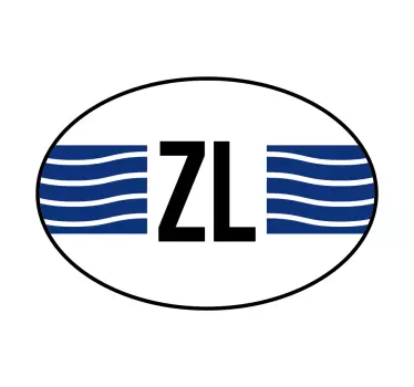 Autostickers Vlag Zeeland - TenStickers