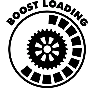 Autosticker boost laad ontwerp - TenStickers