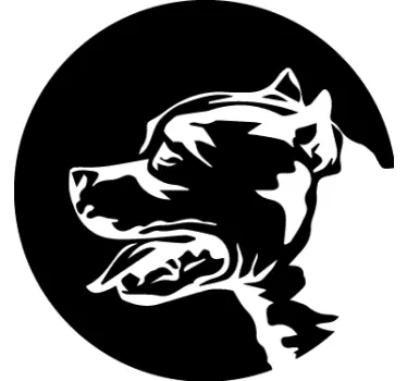 Autosticker silhouette hond - TenStickers
