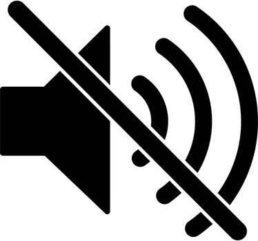 Decoratieve stilte icon Muursticker - TenStickers