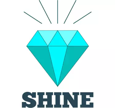 Diamant juweel sticker - TenStickers