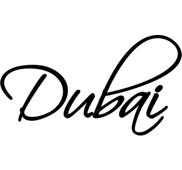 Dubai muursticker - TenStickers