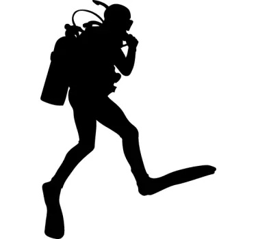 Duiker silhouette sticker - TenStickers
