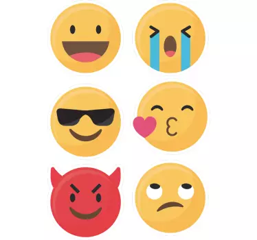 emoij iPhone sticker - TenStickers