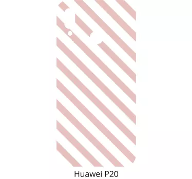 Gestreept patroon huawei sticker - TenStickers